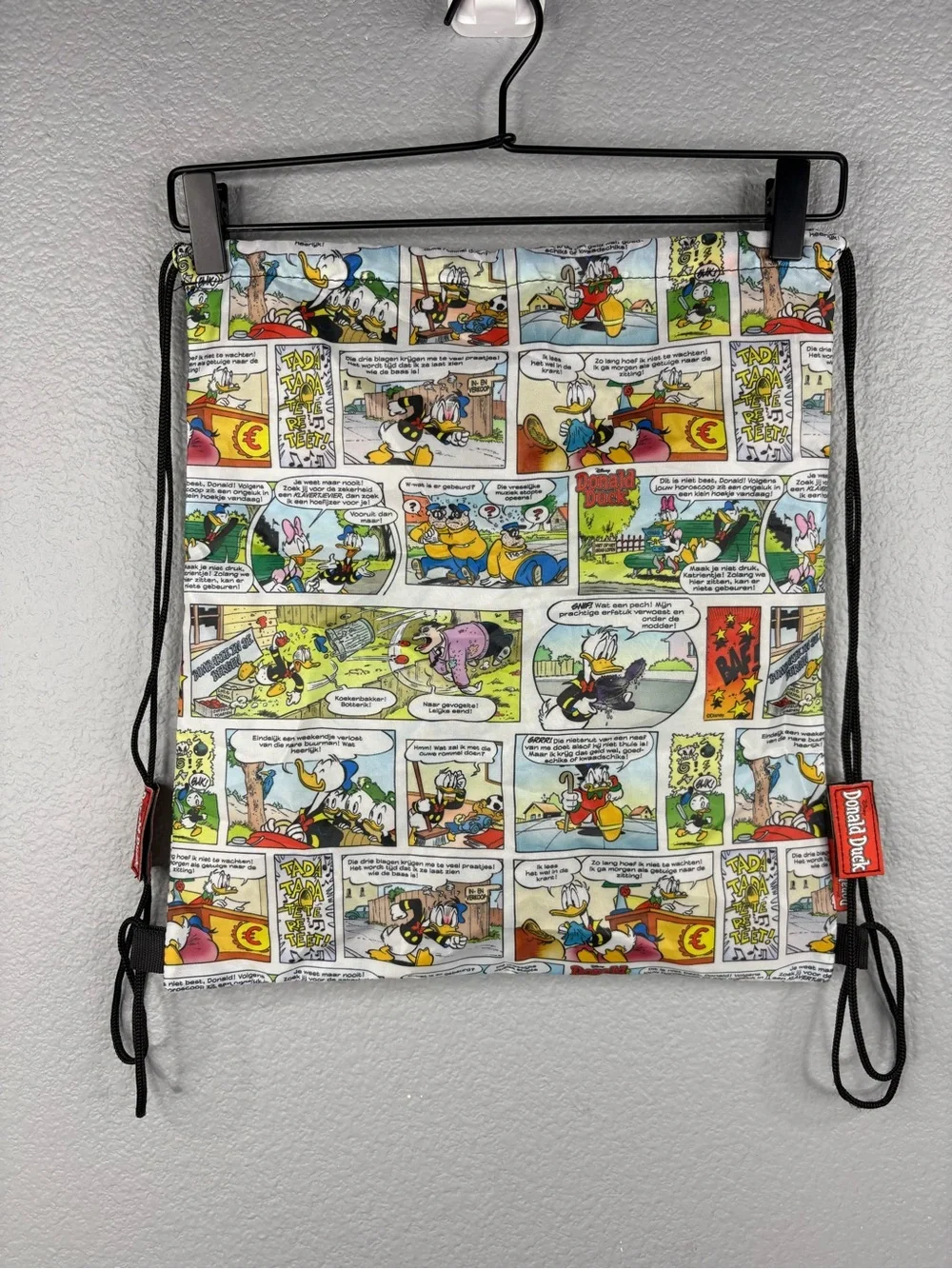 Donald Duck Retro Cartoons Drawstring Backpack - Picture 5 of 7